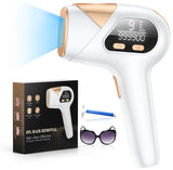 IPL Laser Hair Removal Device with 999900 Flashes, Goggles, and Razor – Full Kit