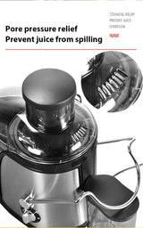 Close up of lid vents for pressure relief to help prevent juice overflow