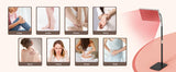 Red light therapy panel targeting multiple body areas – knee, neck, belly, and more