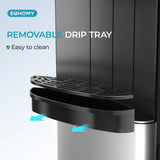 Removable drip tray on SIMZLIFE dispenser for easy cleaning and spill prevention