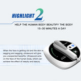 Ultrasound therapy machine promoting facial lifting and anti-aging skin care benefits