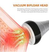 acuum bipolar RF head accelerating fat breakdown and tightening skin on the face or body