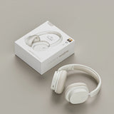 White SY-T2 wireless Bluetooth headphones with premium packaging box