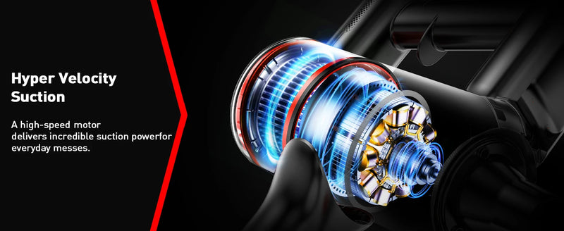 30Kpa 350W Handheld Cordless Vacuum Cleaner 8 IN 1 Powerful Suction Stick Vacuum 1.5L Dust Cup for Pet Hair/Carpet/Hard Floor