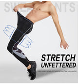 Men's Compression Pants Cycling Running Basketball Soccer Elasticity Sweatpants Fitness Tights Legging Trousers Rash Guard Gym