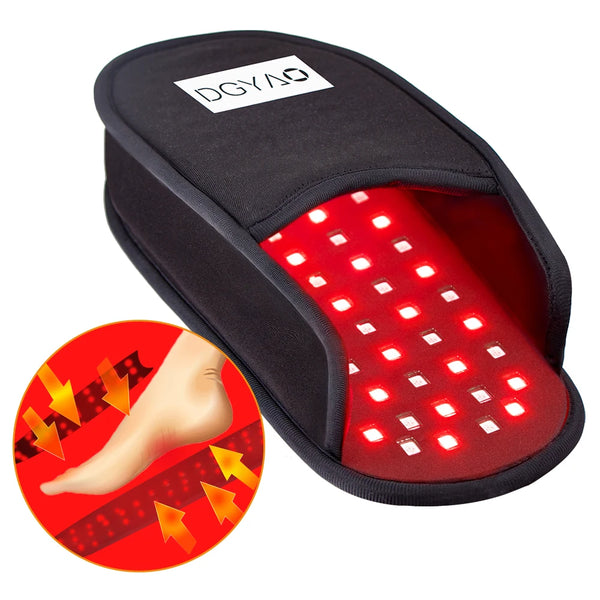 DGYAO 880nm Infrared Light Therapy Slippers With Seperate SMD Lights