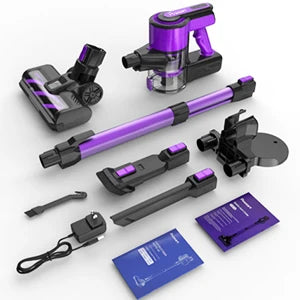 Poweart V870 Cordless Vacuum Cleaner 30KPa 8-in-1 Stick Vacuum up to 45min Runtime for Hardwood Floor Pet Hair Home Car Cleaning