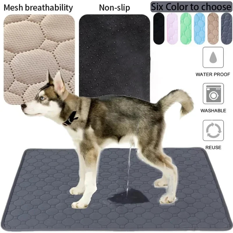 Dog Pee Pad Blanket – Reusable, Washable, Waterproof Pet Bed Mat