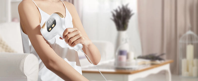 Laser Hair Removal IPL 3-in-1 Effective Hair Removal Device 9 Levels 999,900 Light Pulses Women Men Full Body Treatment Home Use