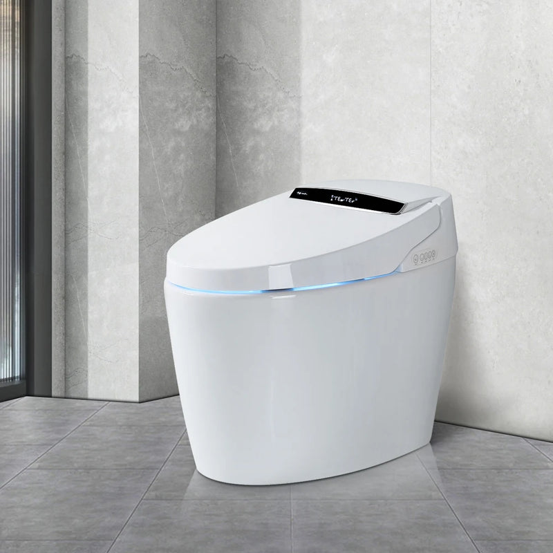 Smart Toilets with Heated Bidet Seat.Portable toilet with bidet built.Intelligent Toilet Auto Open/Close Seat. Bidet toilet