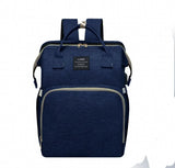 Diaper Backpack with Foldable Crib | Large Capacity