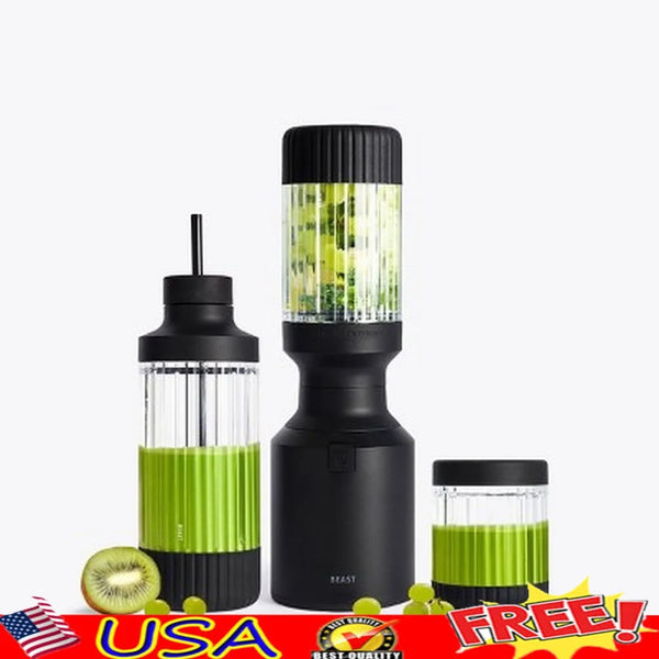 Premium Compact Personal Blender 850W Powerful Smoothie Maker with Multiple Vessels Hands-Free Blending Easy Cleanup Healthy