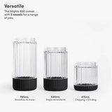 Premium Compact Personal Blender 850W Powerful Smoothie Maker with Multiple Vessels Hands-Free Blending Easy Cleanup Healthy