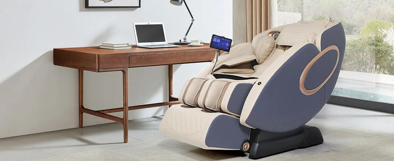 APP Control 4D SL-Track Massage Chair – Full Body Shiatsu Recliner with Zero Gravity, Yoga Stretch & Foot Roller