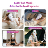 Face Neck Beauty Mask 7 Colors Light LED Mask Photon Red Light Facial Skin Care Repair Skin Anti Aging Wrinkle Skin Tightening