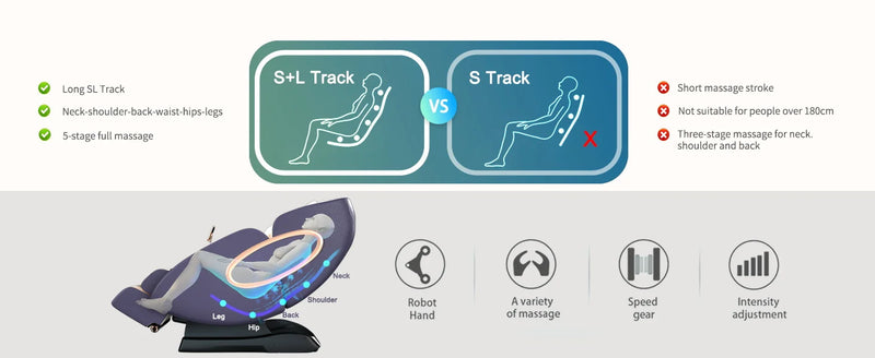 APP Control 4D SL-Track Massage Chair – Full Body Shiatsu Recliner with Zero Gravity, Yoga Stretch & Foot Roller