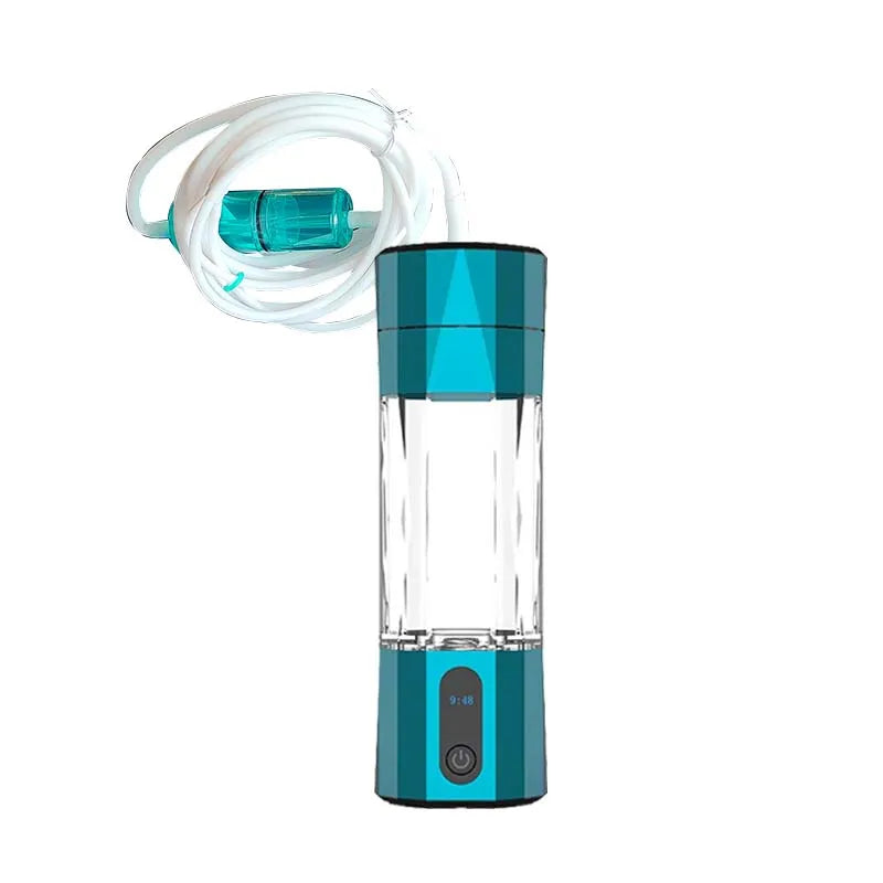 Hydrogen Water Generator Bottle SPE PEM Technology Electrolysis Maker Ionizer H2 Inhalation Device with Nasal Inhalation Tube