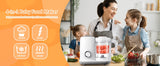Baby Food Maker, 4 in 1 Baby Food Processor and Steamer, Puree Blender, Multifunctional Baby Puree Maker, Dishwasher Safe White