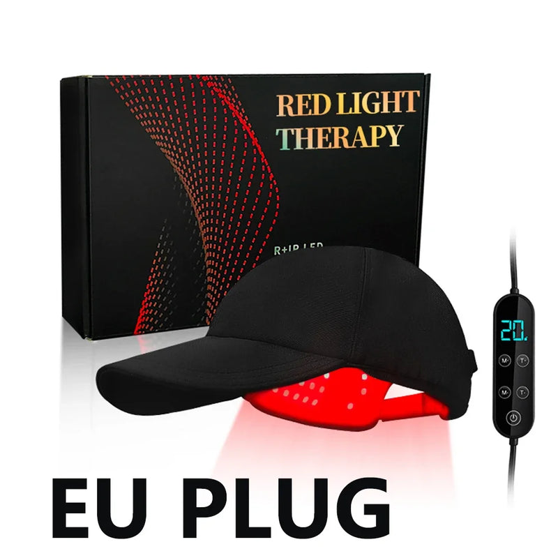 180Pcs Infrared LEDs 660nm&850nm Red Light Therapy Hair Growth Cap for Hair Regrowth Anti Hair Loss Relax Scalp Hair Care Hat