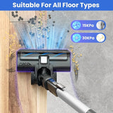 Poweart V870 Cordless Vacuum Cleaner 30KPa 8-in-1 Stick Vacuum up to 45min Runtime for Hardwood Floor Pet Hair Home Car Cleaning