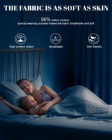 Astarexin Earthing Fitted Sheet Organic Cotton With Conductive Silver Fiber Grounding Bed Sheet Fitted Sheet For Nature Wellness