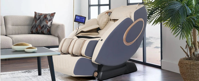 APP Control 4D SL-Track Massage Chair – Full Body Shiatsu Recliner with Zero Gravity, Yoga Stretch & Foot Roller