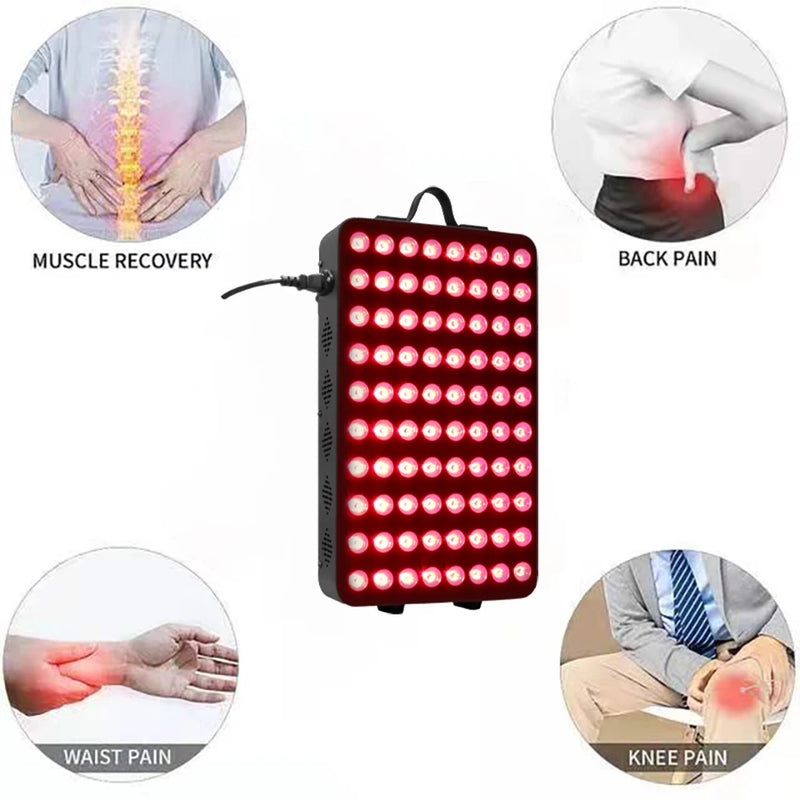 660&850nm Near Infrared and Red Light Therapy Home Use Device High Power LED Light Therapy Lamp for Anti-Aging, Relieve muscle