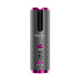 Wireless Electric Hair Curler Portable Travel Home Use 6 Timing 6 Temp. LED Cordless Automatic Hair Curler for Curls or Waves