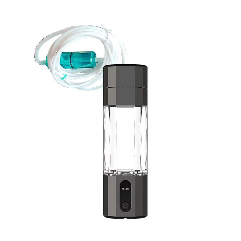 Hydrogen Water Generator Bottle SPE PEM Technology Electrolysis Maker Ionizer H2 Inhalation Device with Nasal Inhalation Tube