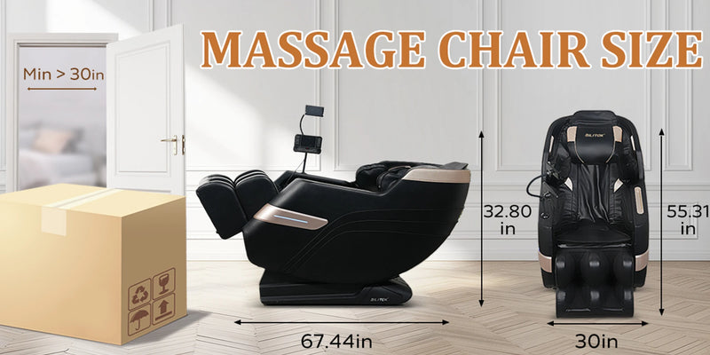 Full Body Zero Gravity Massage Chair Recliner with Heat, Bluetooth Speakers, Airbags & Foot Rollers