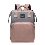 Diaper Backpack with Foldable Crib | Large Capacity