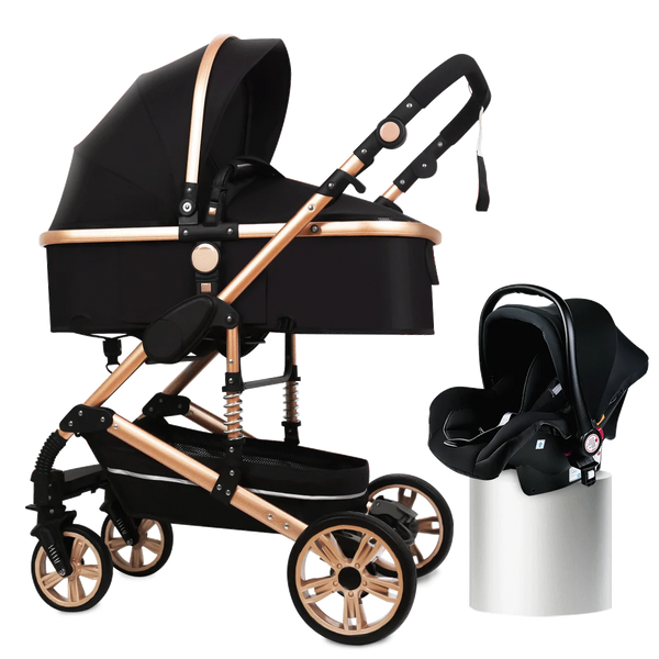 Baby stroller 3 in 1 stroller folding two-sided child four seasons kinderwagen baby carriage  high landscape Newborn Travelling