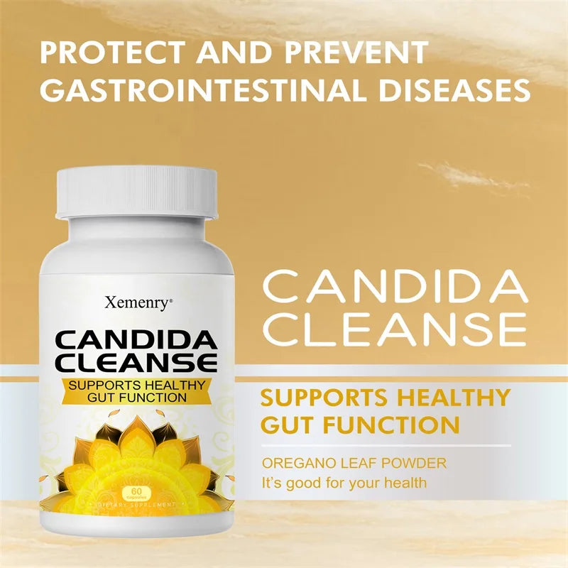 Candida Cleanse - Antioxidant, Intestinal Cleansing and Detoxification, Promote Digestion & Metabolism