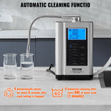 VEVOR Alkaline Water Ionizer Machine pH 3.5-10.5 Alkaline Acidic Hydrogen Water Purifier 7 Water Settings Home Filtration System