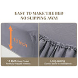 Astarexin Earthing Fitted Sheet Organic Cotton With Conductive Silver Fiber Grounding Bed Sheet Fitted Sheet For Nature Wellness