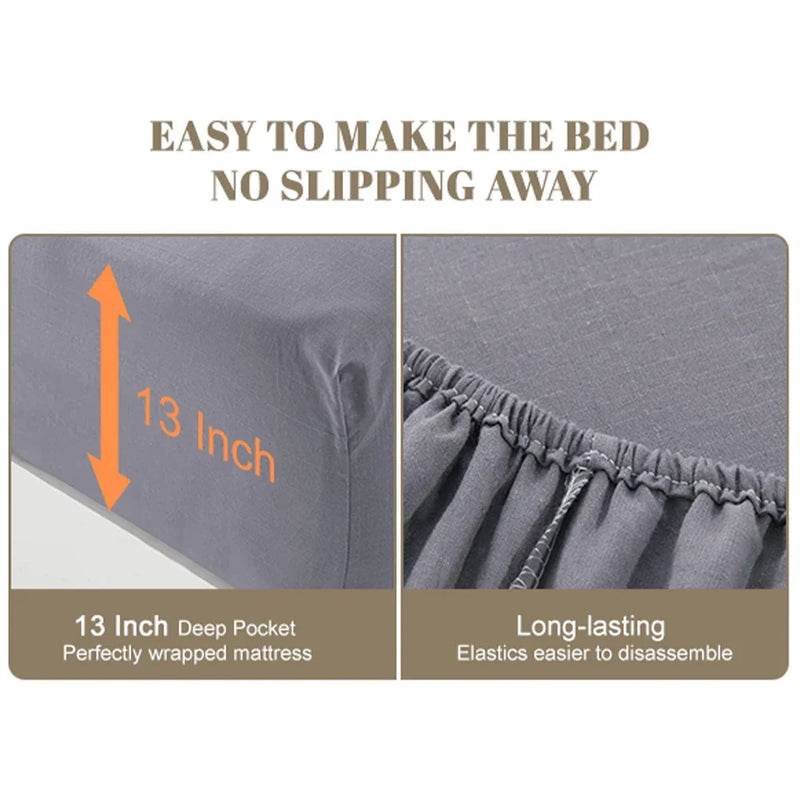 Astarexin Earthing Fitted Sheet Organic Cotton With Conductive Silver Fiber Grounding Bed Sheet Fitted Sheet For Nature Wellness