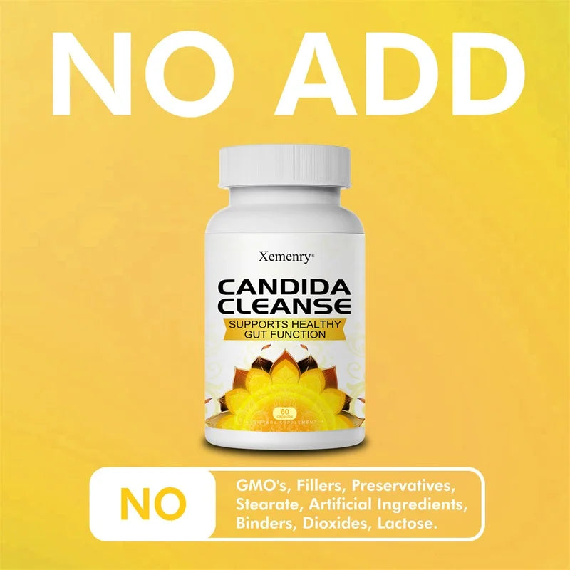 Candida Cleanse - Antioxidant, Intestinal Cleansing and Detoxification, Promote Digestion & Metabolism