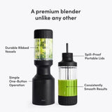Premium Compact Personal Blender 850W Powerful Smoothie Maker with Multiple Vessels Hands-Free Blending Easy Cleanup Healthy