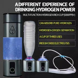 New hydrogen rich water cup high concentration water element cup electrolyte 6000PPB+ Portable negative ion cup making