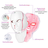 Face Neck Beauty Mask 7 Colors Light LED Mask Photon Red Light Facial Skin Care Repair Skin Anti Aging Wrinkle Skin Tightening