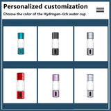 Hydrogen Water Generator Bottle SPE PEM Technology Electrolysis Maker Ionizer H2 Inhalation Device with Nasal Inhalation Tube