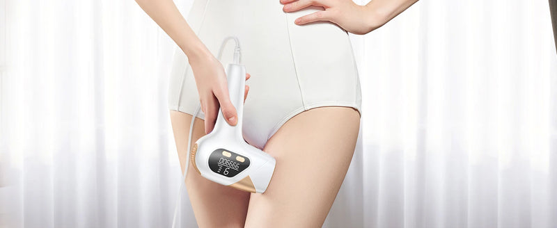 Laser Hair Removal IPL 3-in-1 Effective Hair Removal Device 9 Levels 999,900 Light Pulses Women Men Full Body Treatment Home Use