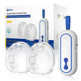 Wearable Breast Pump  Portable Low Noise Breastfeeding Pump with 4 Modes 15 Levels Double Electric Breast Milk Pump