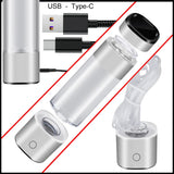 Portable Healthy IHOOOH H2-Cup Anti Aging Hydrogen Generator Mini Hydrogen Concentrators ORP Rechargeable Ionizer Water Bottle