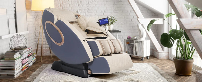 APP Control 4D SL-Track Massage Chair – Full Body Shiatsu Recliner with Zero Gravity, Yoga Stretch & Foot Roller