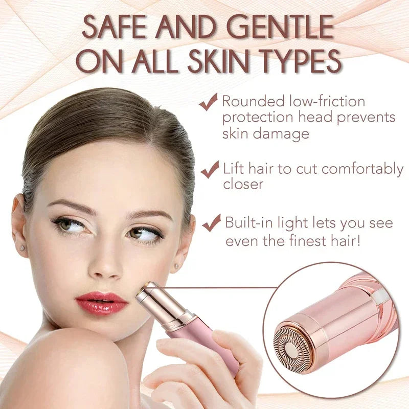 USB charging epilator face hair removal lipstick Shaver electric eyebrow trimmer women hair remover mini Shaver Epilator