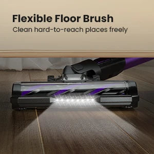 Poweart V870 Cordless Vacuum Cleaner 30KPa 8-in-1 Stick Vacuum up to 45min Runtime for Hardwood Floor Pet Hair Home Car Cleaning