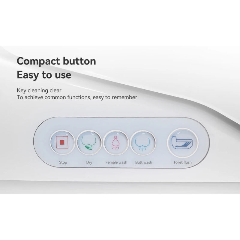 Smart Toilets with Heated Bidet Seat.Portable toilet with bidet built.Intelligent Toilet Auto Open/Close Seat. Bidet toilet