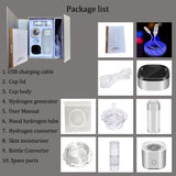 Portable Healthy IHOOOH H2-Cup Anti Aging Hydrogen Generator Mini Hydrogen Concentrators ORP Rechargeable Ionizer Water Bottle