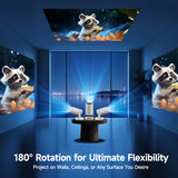 Magcubic HY300 Pro + Projector 4K 720P With 5W Speaker Android 11 8000 Lumens WiFi 6 BT5.4 Outdoor Video Home Theater Projector